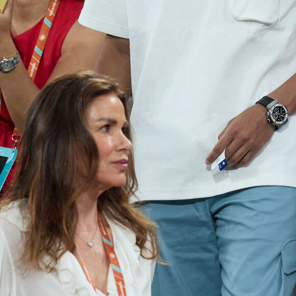 Kylian Mbappé - Célébrités en tribunes des Internationaux de France de tennis de Roland Garros 2023 à Paris le 11 juin 2023. © Jacovides-Moreau/Bestimage