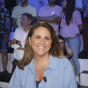 Exclusif - Valérie Benaim sur le plateau de l'émission TPMP (Touche Pas à Mon Poste) présentée par C.Hanouna et diffusée en direct sur C8 à Paris, France, le 31 mai 2023. © Jack Tribeca/Bestimage 