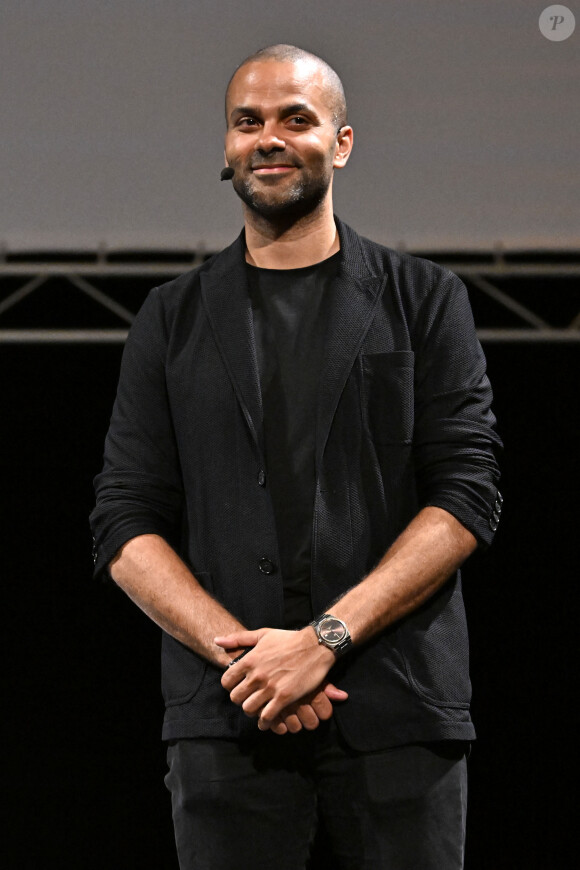 Tony Parker après avoir été honoré comme légende du Sport du Musée National du Sport, a participé à une Masteclass à l'Opéra de Nice, le 9 juin 2023.© Bruno Bebert/Bestimage 