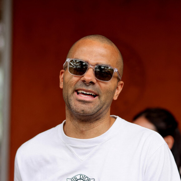 Tony Parker au village lors des Internationaux de France de tennis de Roland Garros 2023, à Paris, France, le 11 juin 2023. © Jacovides-Moreau/Bestimage 