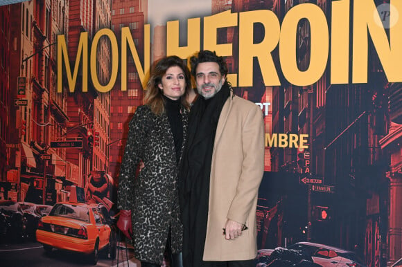 Caroline Ithurbide et son compagnon Polo Anid - Avant-première du film "Mon héroïne" au cinéma UGC Normandie à Paris le 12 décembre 2022. © Coadic Guirec/Bestimage 