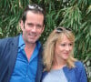 Il s'agit de Julia Livage.
Christian Vadim et sa femme Julia Livage posant au village des Internationaux de France de tennis de Roland Garros à Paris, le 3 juin 2014.
