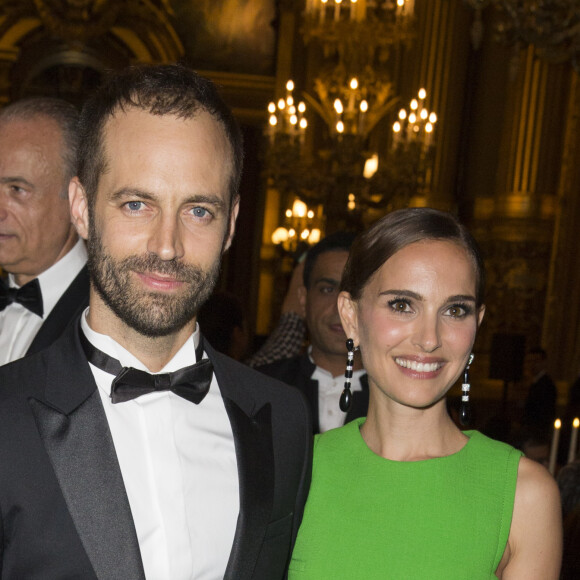 Natalie Portman et son mari Benjamin Millepied - Gala d'ouverture de la saison du Ballet de l'Opéra national de Paris, le 24 septembre 2015. 