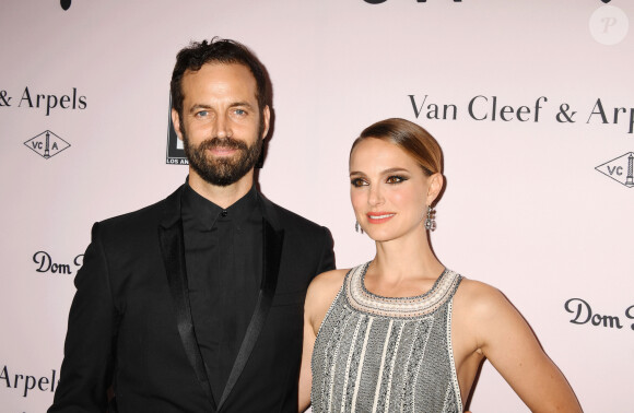 Benjamin Millepied et sa femme Natalie Portman - Les célébrités lors de la soirée 'L.A. Dance Project' à Los Angeles, le 20 octobre 2019. 