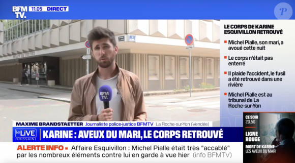 "Très bien, ils sont heureux, une petite fête est prévue ce soir au village.", a-t-on alors entendu
Capture d'écran de BFMTV avec le reportage du journaliste Maxime Brandstaetter dont la voix a été doublée subitement