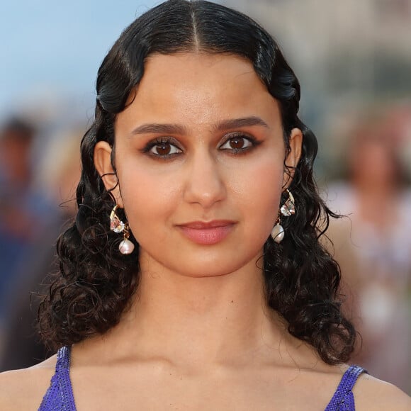 Oulaya Amamra sur le tapis rouge de la cérémonie de clôture du 37ᵉ festival du film de Cabourg (37ᵉ journées romantiques du 14 au 18 juin 2023), à Cabourg, France, le 17 juin 2023.
© Coadic Guirec/Bestimage