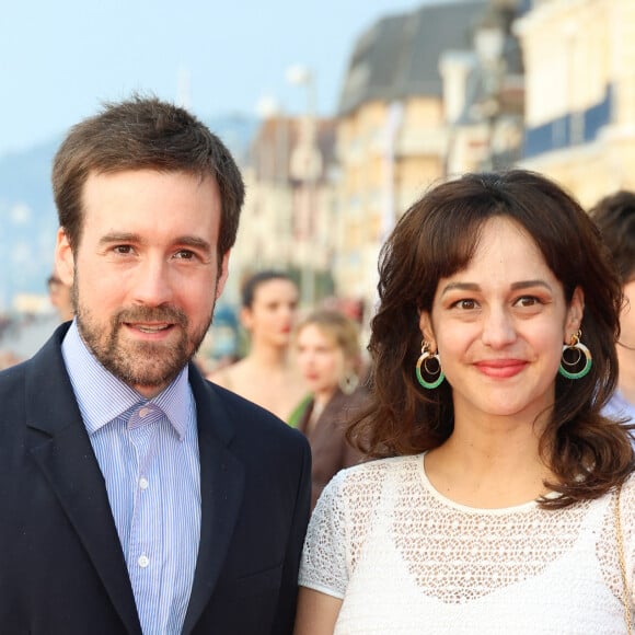 Gregoire Leprince Ringuet et Pauline Caupenne sur le tapis rouge de la cérémonie de clôture du 37ème festival du film de Cabourg (37ᵉ journées romantiques du 14 au 18 juin 2023), à Cabourg, France, le 17 juin 2023.
© Coadic Guirec/Bestimage