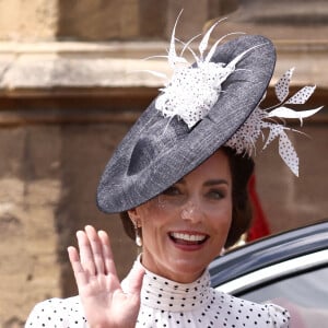 Kate Middleton, princesse de Galles - Cérémonie annuelle de l'Ordre de la Jarretière, Chapelle St George, Windsor, 19 juin 2023. Photo by Henry Nicholls/PA Photos/ABACAPRESS.COM
 