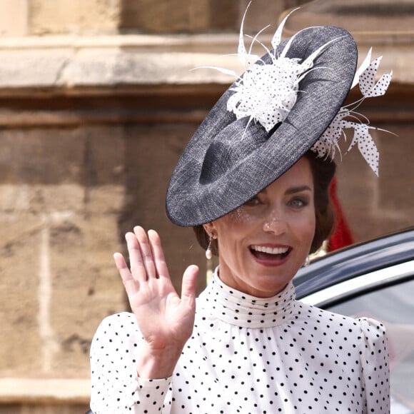 Kate Middleton était présente à nouveau à la Cérémonie de l'Ordre de la Jarretière.
Kate Middleton, princesse de Galles - Cérémonie annuelle de l'Ordre de la Jarretière, Chapelle St George, Windsor Photo by Henry Nicholls/PA Photos/ABACAPRESS.COM
