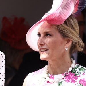 Kate Middleton, princesse de Galles et Sophie, duchesse d'Edimbourg - Cérémonie annuelle de l'Ordre de la Jarretière, Chapelle St George, Windsor, 19 juin 2023. Photo by Henry Nicholls/PA Photos/ABACAPRESS.COM
