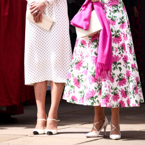 Kate Middleton, princesse de Galles et Sphie, duchesse d'Edimbourg- Cérémonie annuelle de l'Ordre de la Jarretière, Chapelle St George, Windsor, 19 juin 2023. Photo by Henry Nicholls/PA Photos/ABACAPRESS.COM
