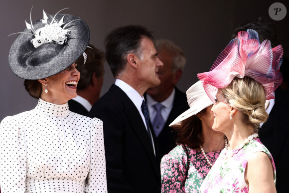 Kate Middleton, princesse de Galles - Cérémonie annuelle de l'Ordre de la Jarretière, Chapelle St George, Windsor, 19 juin 2023. Photo by Henry Nicholls/PA Photos/ABACAPRESS.COM
