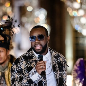 Exclusif - Maitre Gims - Enregistrement de l'émission "La grande soirée du 31 à Versailles", qui sera diffusée sur France 2. Le 12 décembre 2020 © Tiziano Da Silva - Cyril Moreau / Bestimage