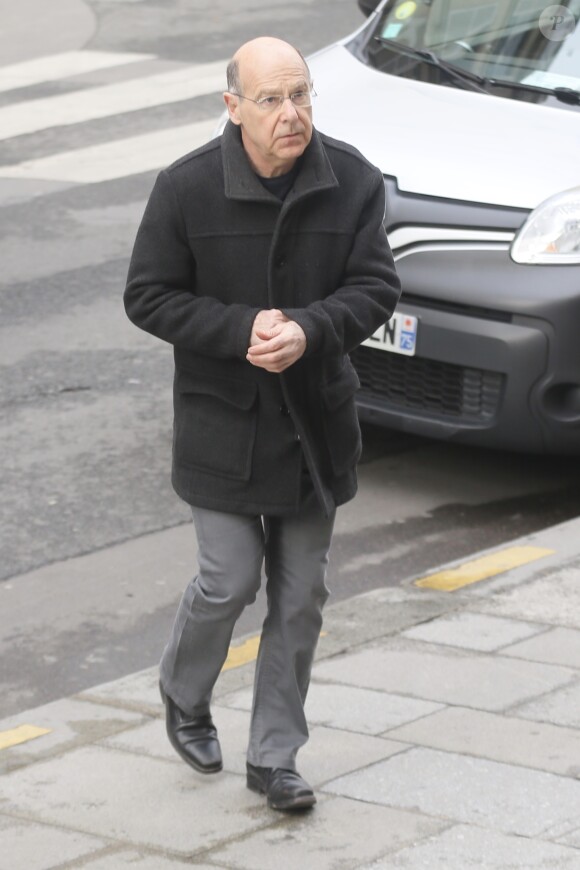 Didier Bénureau - Obsèques de Stéphane Audran en l'église Saint-Roch à Paris. Le 3 avril 2018