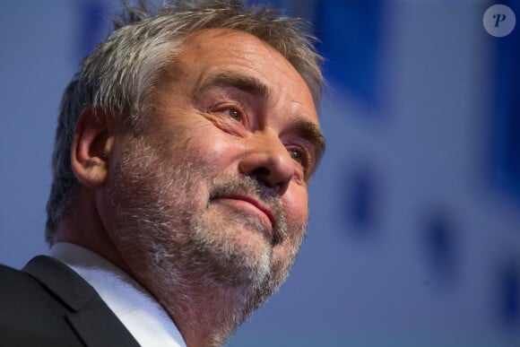 Luc Besson lors de la première de "Valerian et la Cité des Mille Planètes" à Moscou, le 27 juillet 2017.