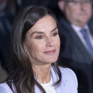 La reine Letizia d'Espagne à la cérémonie d'ouverture du "22ème Congrès sur la Santé Mentale Spain" à l'hôtel Rafaelhoteles à Madrid, le 16 mai 2023. 