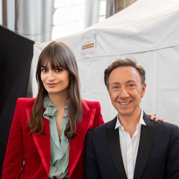 Exclusif - No Web - Clara Luciani, Stéphane Bern - Backstage - Enregistrement de l'émission "La grande soirée du 31" à Chantilly" au Château de Chantilly, diffusée le 31 décembre sur France 2. © Tiziano da Silva-Cyril Moreau / Bestimage