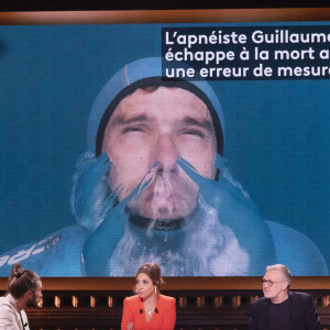 Certains témoignent aujourd'hui dans "Le Parisien"
Exclusif - Paul-Henri Nargeolet, Guillaume Néry, Léa Salamé, Laurent Ruquier, Nicolas Gob, Bilal El Atreby - Sur le plateau de l'émission OEED (On Est En Direct) présentée par L.Salamé et L.Ruquier - Paris le 09/04/2022 - © Jack Tribeca / Bestimage 