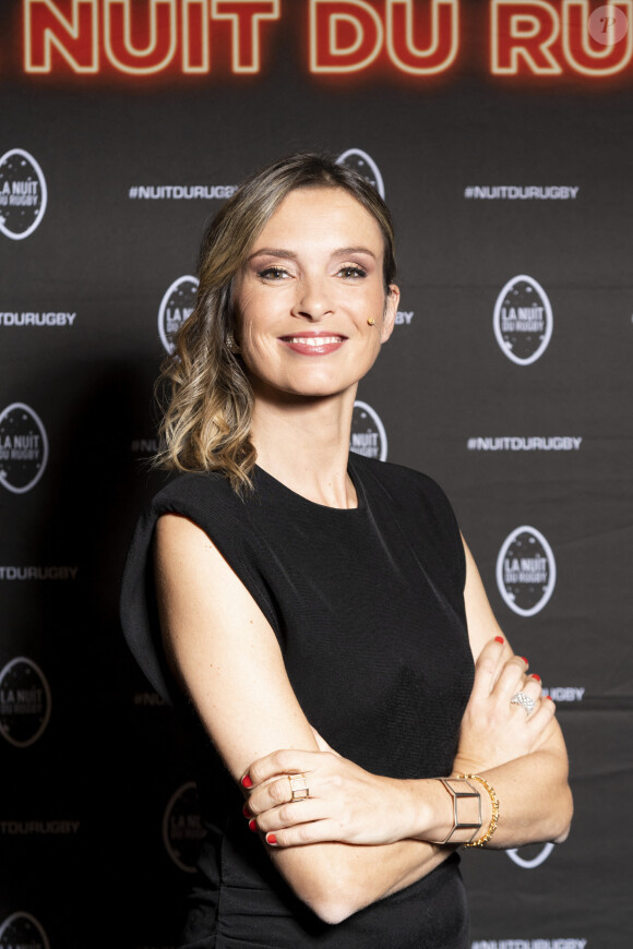 Isabelle Ithurburu - Soirée de la 18ème édition de la Nuit du Rugby à l'Olympia, Paris le 26 septembre 2022. © Pierre Perusseau/Bestimage