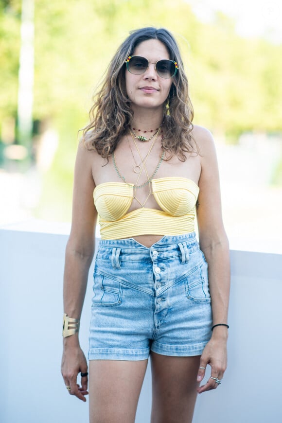 Exclusif - Vanille Clerc dans l'Espace VIP lors de la 9ème édition du "Longines Paris Eiffel Jumping" au Champ de Mars à Paris, France, le 24 juin 2024. © Perusseau-Veeren/Bestimage 