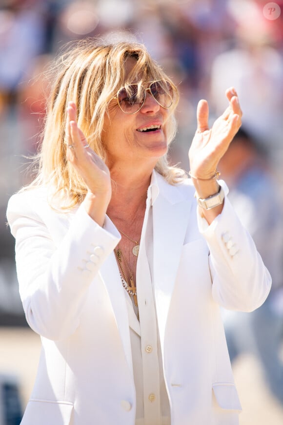 Virginie Coupérie-Eiffel lors du Prix Saint Laurent Eiffel Challenge lors de la remise de la 9ème édition du "Longines Paris Eiffel Jumping" au Champ de Mars à Paris, France, le 25 juin 2023. © Perusseau-Veeren/Bestimage 