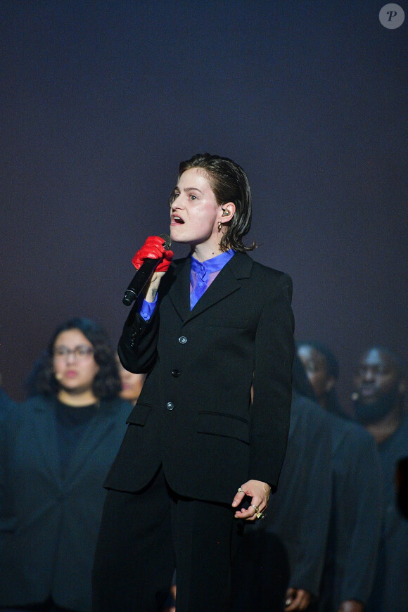 Christine and the Queens (Héloïse Letissier) - Concert "Global Citizen Live" au Champ de Mars à Paris le 25 Septembre 2021 © Pierre Perusseau / Bestimage