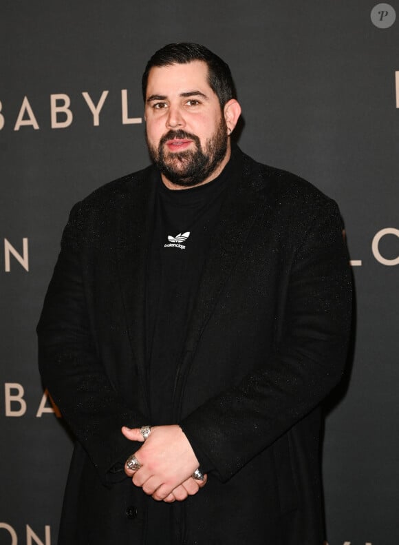 Artus (Victor-Artus Solaro) à la première du film "Babylon" au cinéma Le Grand Rex à Paris, France, le 14 janvier 2023. © Coadic Guirec/Bestimage 