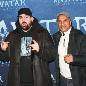 Artus et Pascal Legitimus à la première du film "Avatar: La Voie de l'Eau" au cinéma Le Grand Rex à Paris, le 13 décembre 2022. © Guirec Coadic/Bestimage 