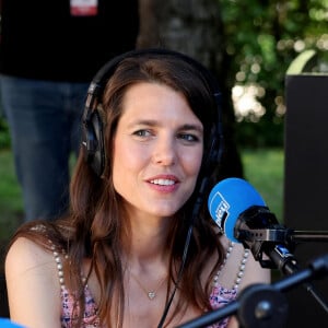 Exclusif - Prix Spécial - No Web - Andrea Casiraghi et Charlotte Casiraghi - Inauguration du 1er Festival du livre Joséphine Baker-Licra au parc de Joséphine Baker à Castelenaud-la Chapelle le 24 juin 2023. © Dominique Jacovides / Bestimage 