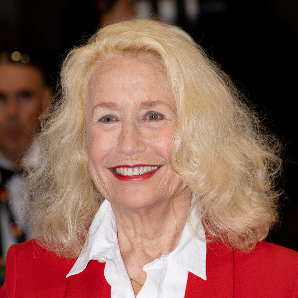 Brigitte Fossey - Montée des marches du film " Rapito (L'enlèvement) " lors du 76ème Festival International du Film de Cannes, au Palais des Festivals à Cannes. Le 23 mai 2023 © Jacovides-Moreau / Bestimage