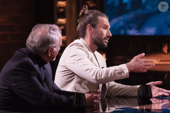 Exclusif - Paul-Henri Nargeolet, Guillaume Néry Sur le plateau de l'émission OEED (On Est En Direct) présentée par L.Salamé et L.Ruquier - Paris le 09/04/2022 - © Jack Tribeca / Bestimage  (No Web - pour suisse et Belgique) 