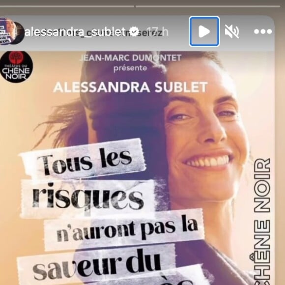 Pas peu fière, l'ex-animatrice de C à vous a également relayé son post dans sa story.