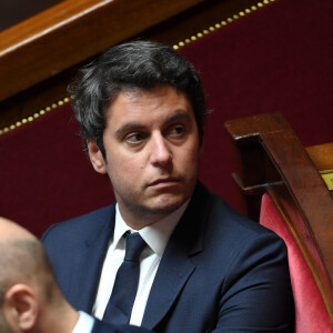 Gabriel Attal - Séance de questions au gouvernement à l'Assemblée nationale à Paris, France, le 9 mai 2023. © Lionel Urman/Panoramic/Bestimage 