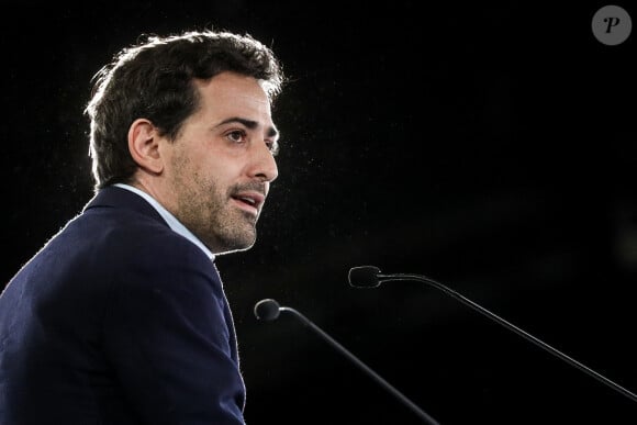 Le député européen français et président de "Renew Europe", Stéphane Sejourné lors du congrès du parti de centre-droit français Horizons, au Parc Floral, à Paris, France, le 25 mars 2023. © Stéphane Lemouton/Bestimage 