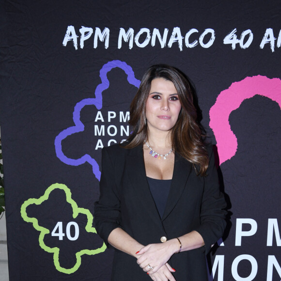 Exclusif - Karine Ferri - Dîner des 40 ans du bijoutier "APM Monaco" à l'hôtel Plaza Athénée à Paris, France, le 14 décembre 2022. © Rachid Bellak/Bestimage 