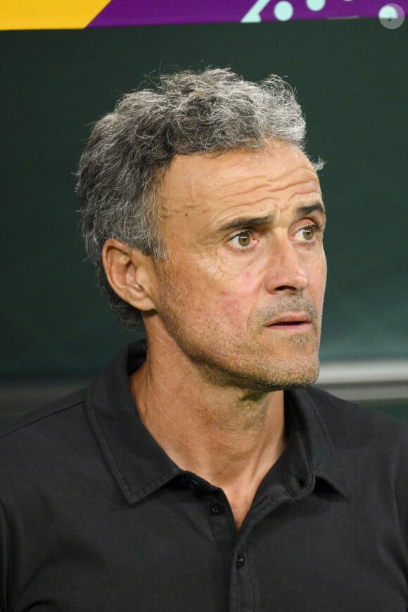 Luis Enrique - entraineur / Selectionneur (ESP) - Match "Japon - Espagne (2-1)" lors de la Coupe du Monde 2022 au Qatar, le 1er décembre 2022.