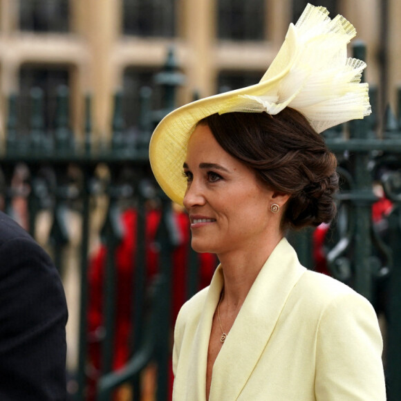 Pippa et James Middleton - Les invités arrivent à la cérémonie de couronnement du roi d'Angleterre à l'abbaye de Westminster de Londres, Royaume Uni, le 6 mai 2023. 