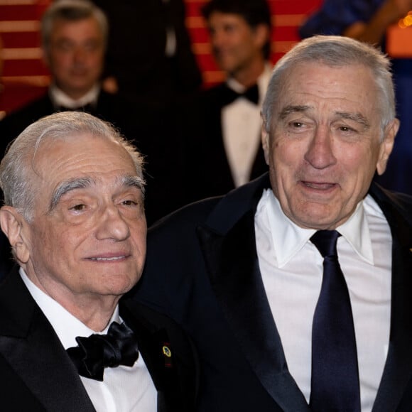 Martin Scorsese, Robert de Niro - Descente des marches du film " Killers of the flower moon " lors du 76ème Festival International du Film de Cannes, au Palais des Festivals à Cannes. Le 20 mai 2023 © Jacovides-Moreau / Bestimage