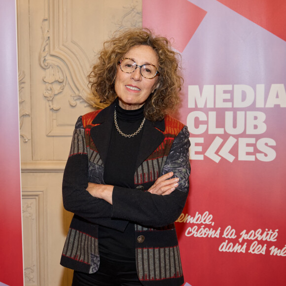 Exclusif - Mireille Dumas - Cérémonie des Trophées du MédiaClub'Elles dans les salons de l'Hôtel de Lassay à Paris le 9 février 2023. Cette soirée récompense les femmes et les hommes ayant oeuvré pour une meilleure représentation des femmes dans les médias. © Cyril Moreau/Bestimage 