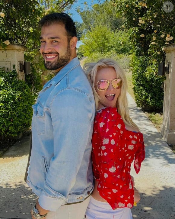 Britney Spears et son mari Sam Asghari sur Instagram. Le 23 juin 2023.