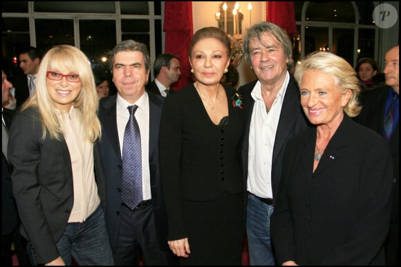 Mireille Darc, Alain Delon et Véronique de Villele