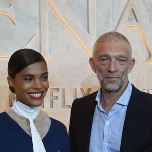 Vincent Cassel et Tina Kunakey à l'avant-première du film "Athena" à la salle Pleyel à Paris le 13 septembre 2022 © Giancarlo Gorassini / Bestimage