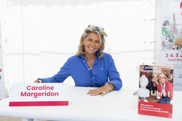 Exclusif - Caroline Margeridon - Festival des Livres et des Artistes organisé par l'association "Lecture pour Tous" engagée dans la lutte contre l'illettrisme au Mail Branly à Paris le 3 juillet 2022. © Pierre Perusseau / Jack Tribeca / Bestimage