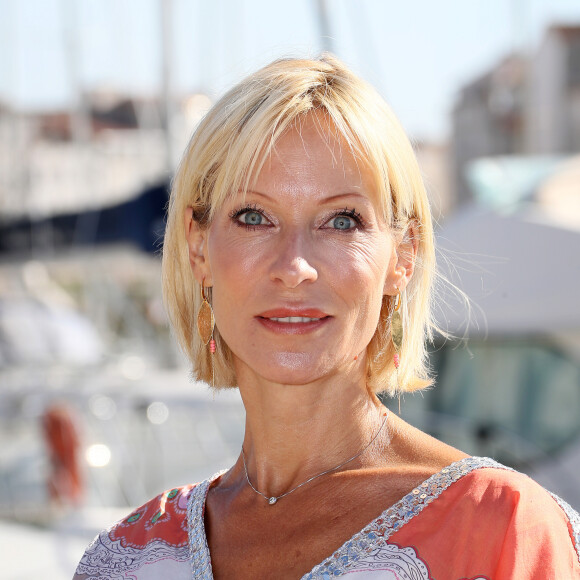 Rebecca Hampton du feuilleton télévisé "Plus belle la vie" au photocall du quatrième jour du festival international du film de La Rochelle, France, le 15 septembre 2018. © Patrick Bernard/Bestimage