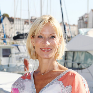 Rebecca Hampton du feuilleton télévisé "Plus belle la vie" au photocall du quatrième jour du festival international du film de La Rochelle, France, le 15 septembre 2018. © Patrick Bernard/Bestimage