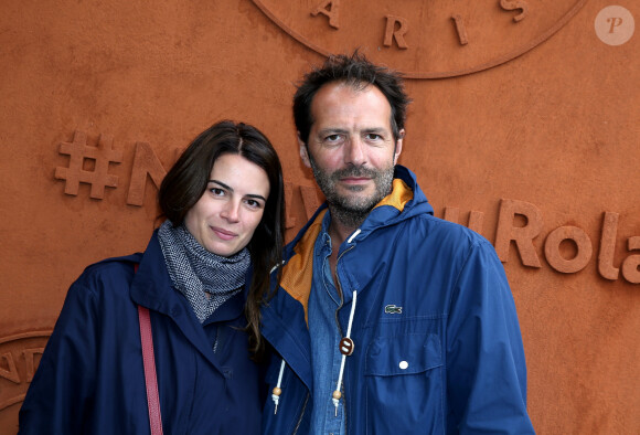 Jean-Charles Chagachbanian et sa compagne Juliette Chêne - People au village des Internationaux de France de tennis de Roland Garros à Paris. Le 22 mai 2016. © Dominique Jacovides/Bestimage