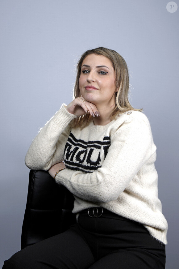 Cette nouvelle concerne son fils aîné, Léo.
Portrait de Amandine Pellissard (familles nombreuses) lors de l'enregistrement de l'émission "Chez Jordan" à Paris le 3 mars 2022. © Cédric Perrin / Bestimage