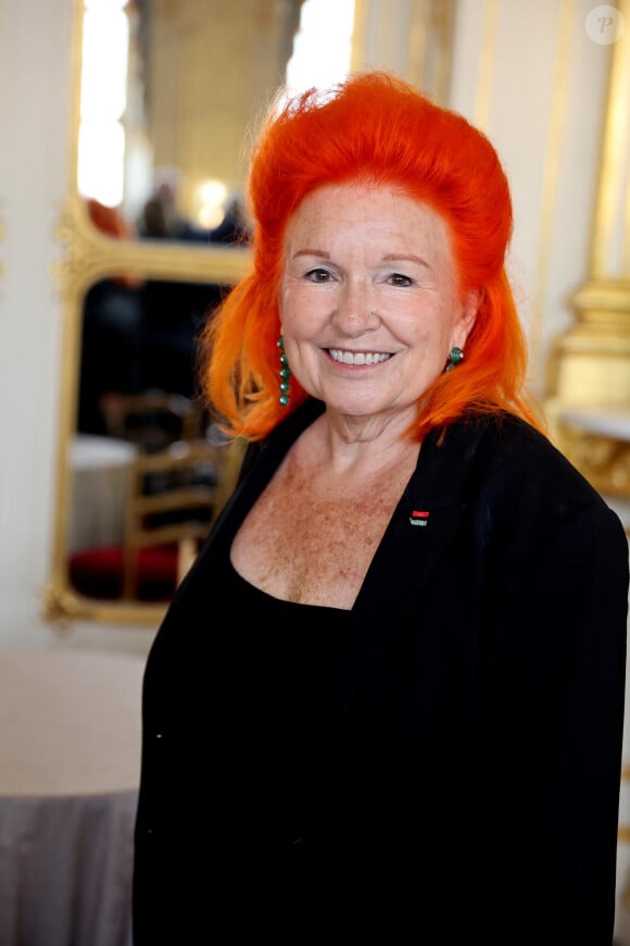 Exclusif - Viviane de Witt - Cérémonie de remise des insignes de commandeure de l'ordre national du mérite à Jacqueline Franjou et des insignes de commandeur des Arts et Lettres à Jacques Rouveyrollis. Paris, le 4 juillet 2023. © Dominique Jacovides/Bestimage