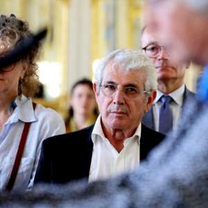 Exclusif - Michel Boujenah - Cérémonie de remise des insignes de commandeure de l'ordre national du mérite à Jacqueline Franjou et des insignes de commandeur des Arts et Lettres à Jacques Rouveyrollis. Paris, le 4 juillet 2023. © Dominique Jacovides/Bestimage