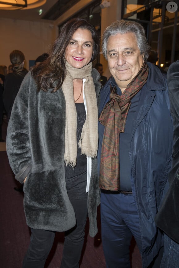 Christian Clavier a été distingué par Emmanuel Macron.
Exclusif - Christian Clavier et sa femme Isabelle de Araujo - People au spectacle "Peau d'âne" lors de la réouverture du théâtre Marigny à Paris. © Olivier Borde - Cyril Moreau / Bestimage 